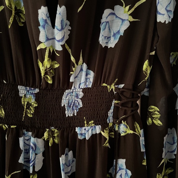 {Free People} Brand New Samantha Lace Up Mini Dress - Picture 8 of 12